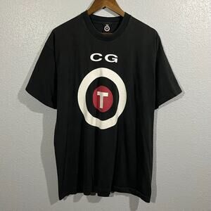 Vintage CGT Black T Shirt Made In USA Size XL